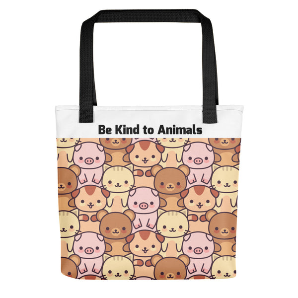Be Kind to Animals Tote Bag